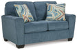 Cashton - Loveseat Blue by Signature Design by Ashley® | Bel Furniture