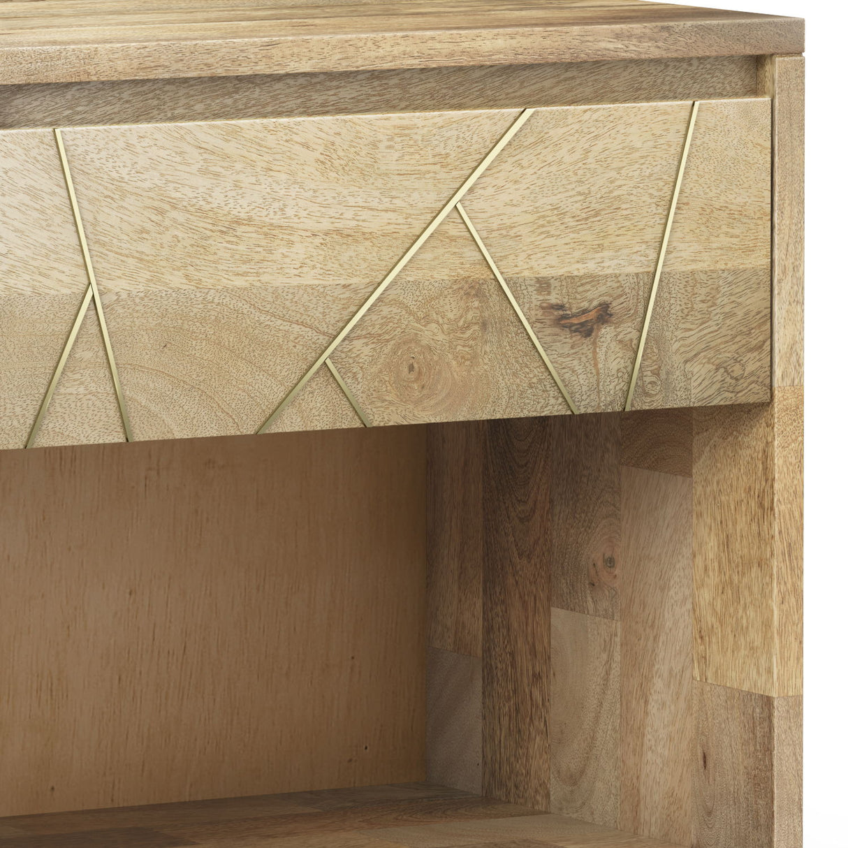 Jager - Bedside Table - Natural by Simpli-Home | Bel Furniture