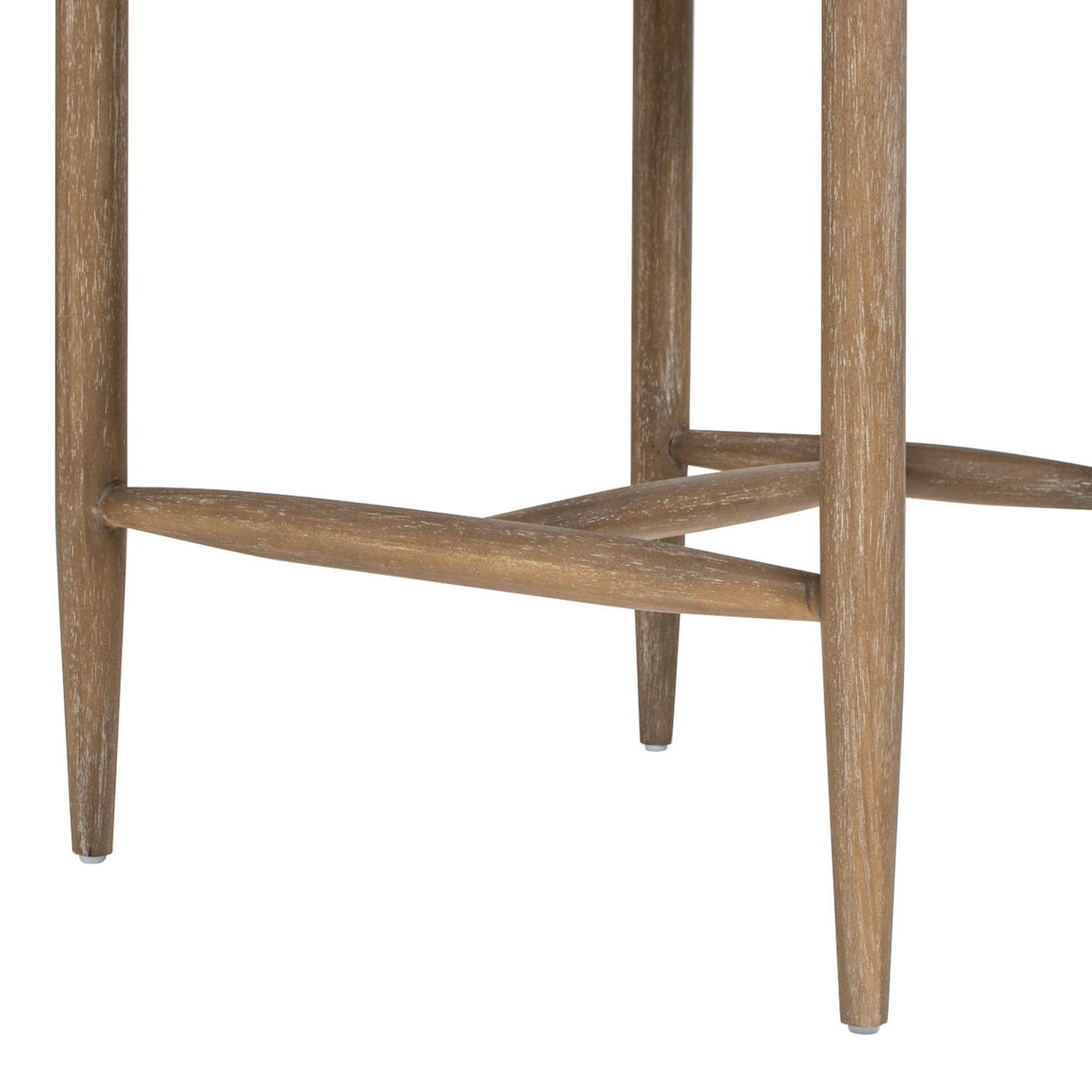 Artemis - Mixed Material Upholstered Counter Stool - Warm White by Jennifer Taylor Home | Bel Furniture