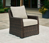 Brook Ranch - Brown - Lounge Chair With Cushion by Signature Design by Ashley® | Bel Furniture