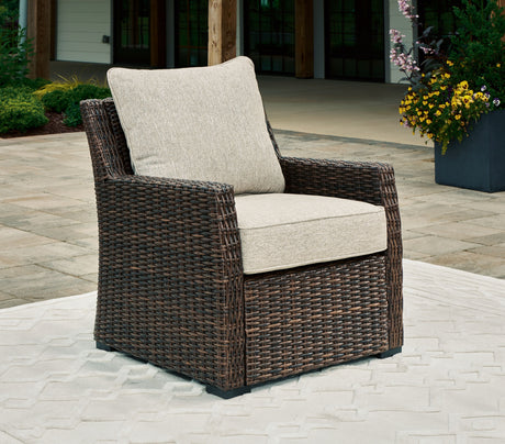Brook Ranch - Brown - Lounge Chair With Cushion by Signature Design by Ashley® | Bel Furniture