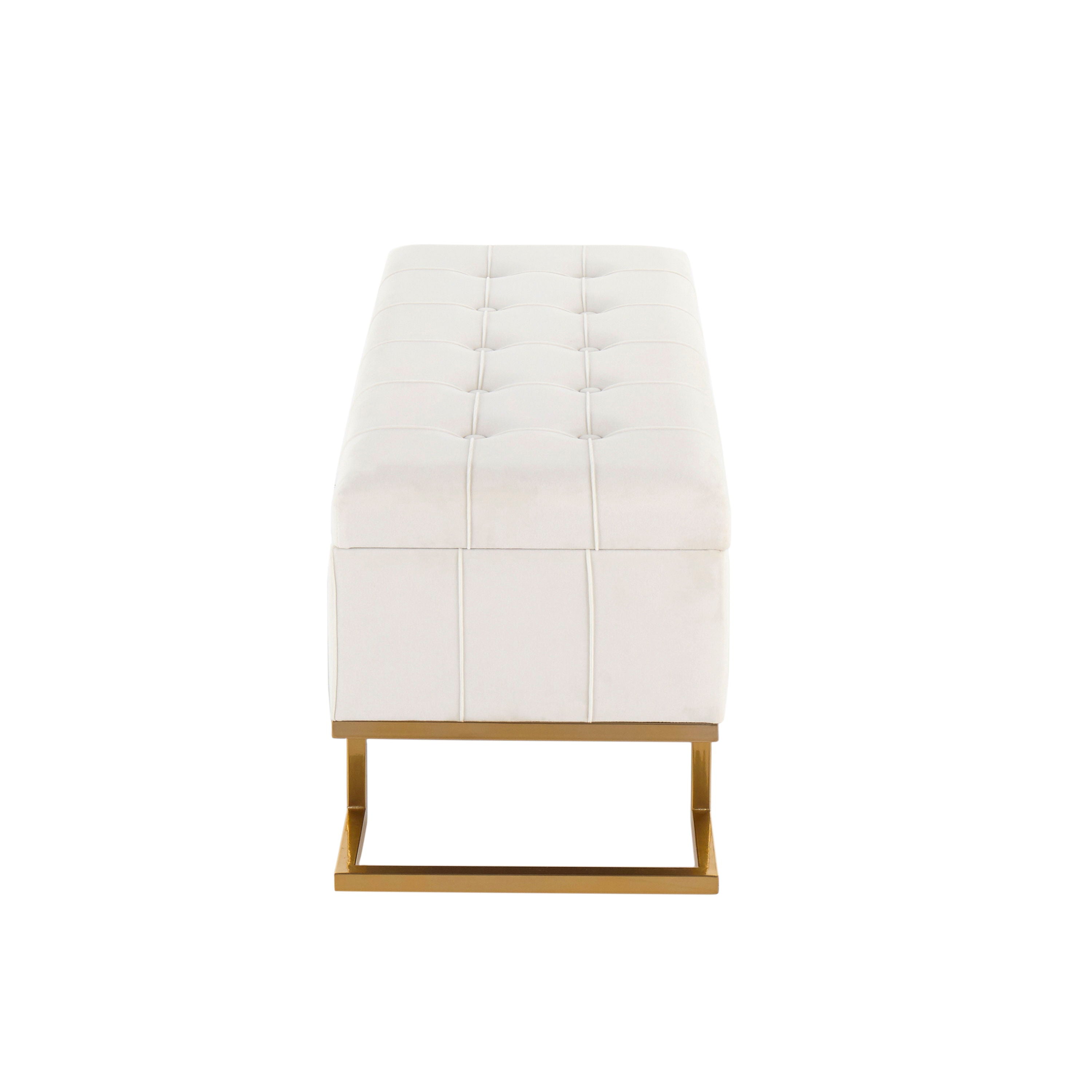 Midas - Contemporary / Glam Storage Bench