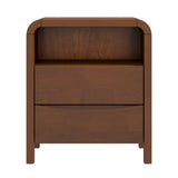 Lionel - Nightstand 2 Drawer - Brown
