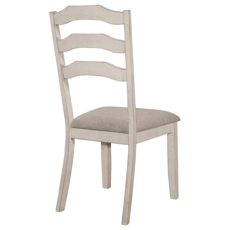 Ronnie - Wood Dining Side Chair (Set of 2) - Rustic Cream