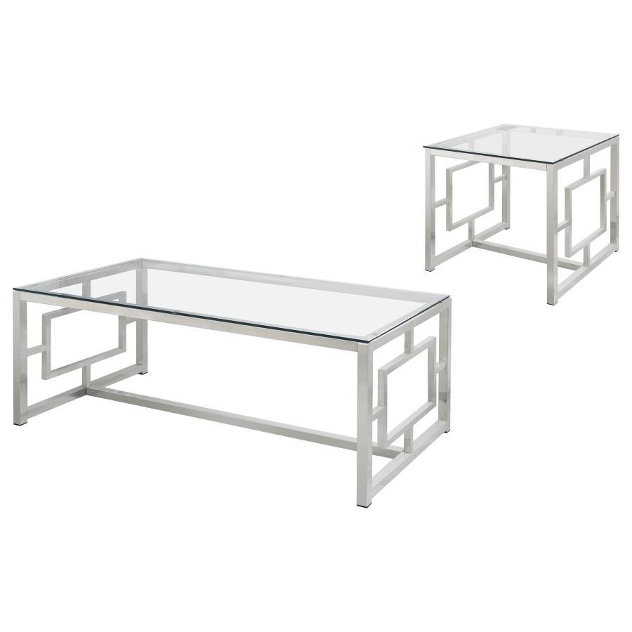 Merced - Rectangular Coffee Table Set by Coaster Fine Furniture | Bel Furniture