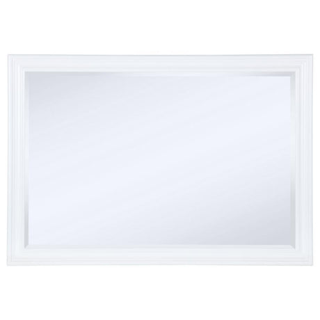 Bexhill - Dresser Mirror - White by Coaster Fine Furniture | Bel Furniture