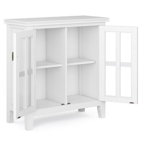 Artisan - Handcrafted Low Storage Cabinet by Simpli-Home | Bel Furniture