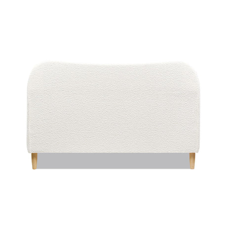 Roman - Curved Headboard Upholstered Platform Bed by Jennifer Taylor Home | Bel Furniture