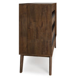 Clarkson - Medium Storage - Rustic Natural Aged Brown by Simpli-Home | Bel Furniture