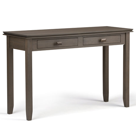 Artisan - Handcrafted Console Sofa Table Dark Gray by Simpli-Home | Bel Furniture