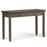 Artisan - Handcrafted Console Sofa Table Dark Gray by Simpli-Home | Bel Furniture