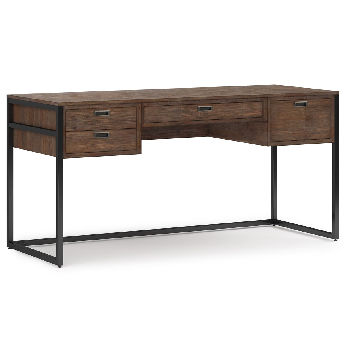 Richmond - Desk - Rustic Natural Aged Brown by Simpli-Home | Bel Furniture