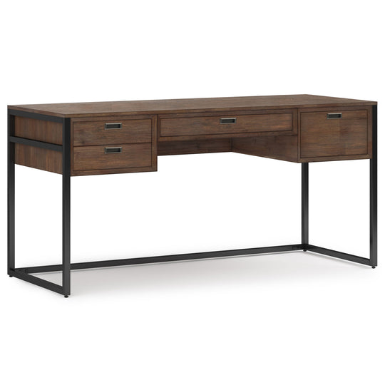 Richmond - Desk - Rustic Natural Aged Brown by Simpli-Home | Bel Furniture