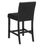 Lennon 5-Pk Counter Height Set Black