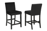 Lennon 5-Pk Counter Height Set Black