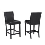 Lennon - 5 Piece Counter Height Table Set - Black / White
