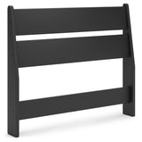 Socalle - Panel Headboard Black Twin by Signature Design by Ashley® | Bel Furniture