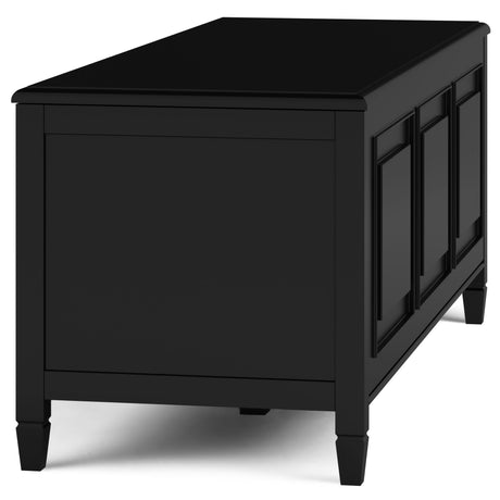 Connaught - Handcrafted Storage Bench Trunk by Simpli-Home | Bel Furniture
