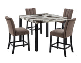 Vega - Counter Height Chair (Set of 2) - Mocha