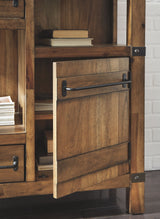 Roybeck - Light Brown / Bronze - Accent Cabinet by Signature Design by Ashley® | Bel Furniture