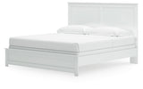 Bostwick Shoals - King Panel Bed With Framed Footboard - White
