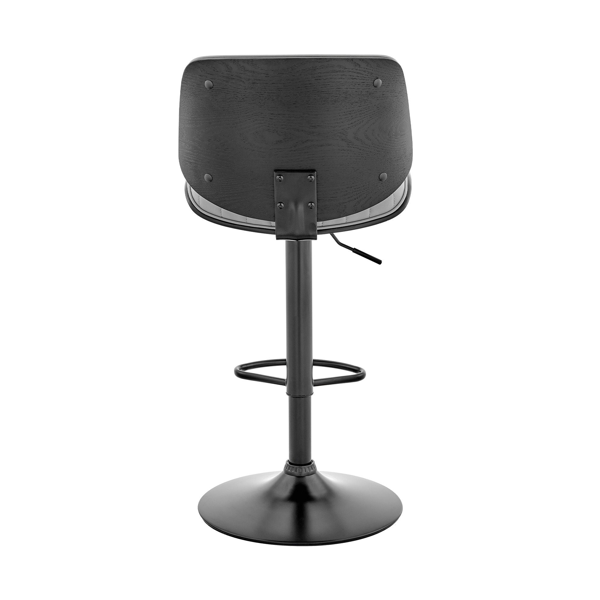 Swivel Adjustable Height Bar Chair - Gray