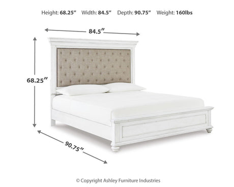 Kanwyn - Upholstered Panel Bed - view 6