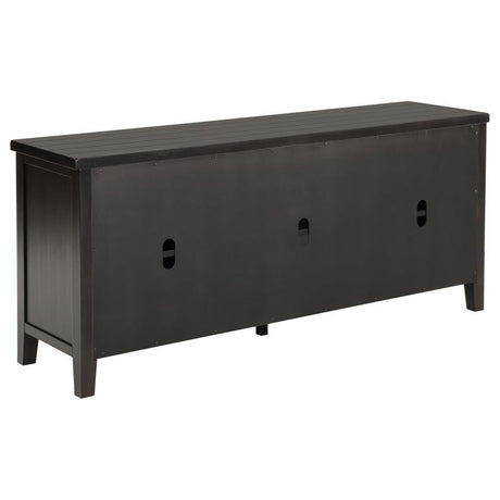 Concord - 2-Door TV Stand Console - Distressed Java by Coaster Fine Furniture | Bel Furniture