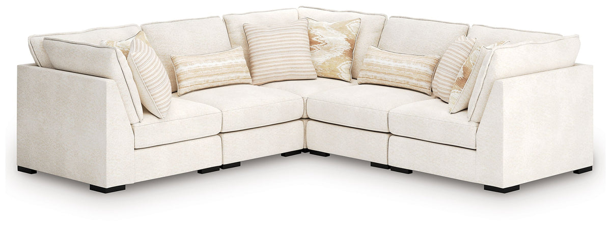 Donelson Creek - Sectional White 5 Pc. Sectional by Benchcraft® | Bel Furniture