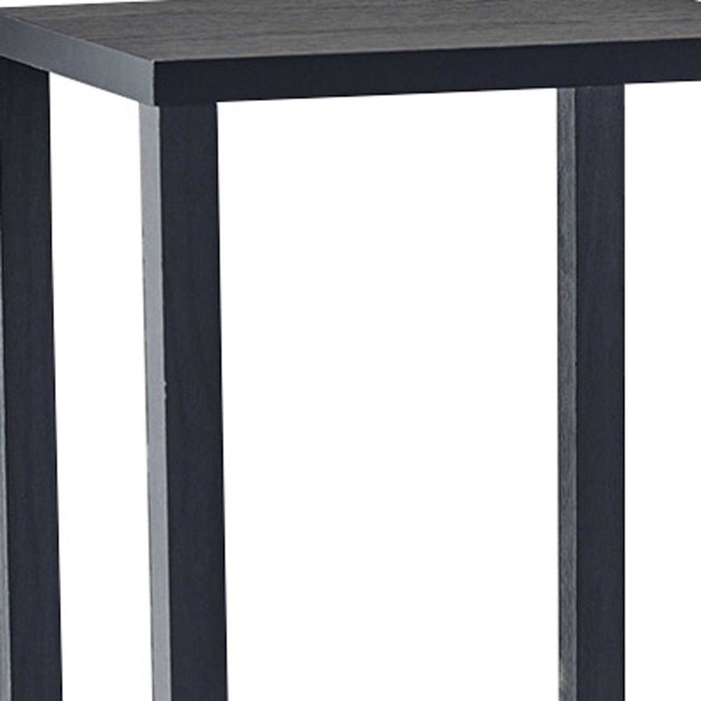 H Basic Book Case End Table - Black