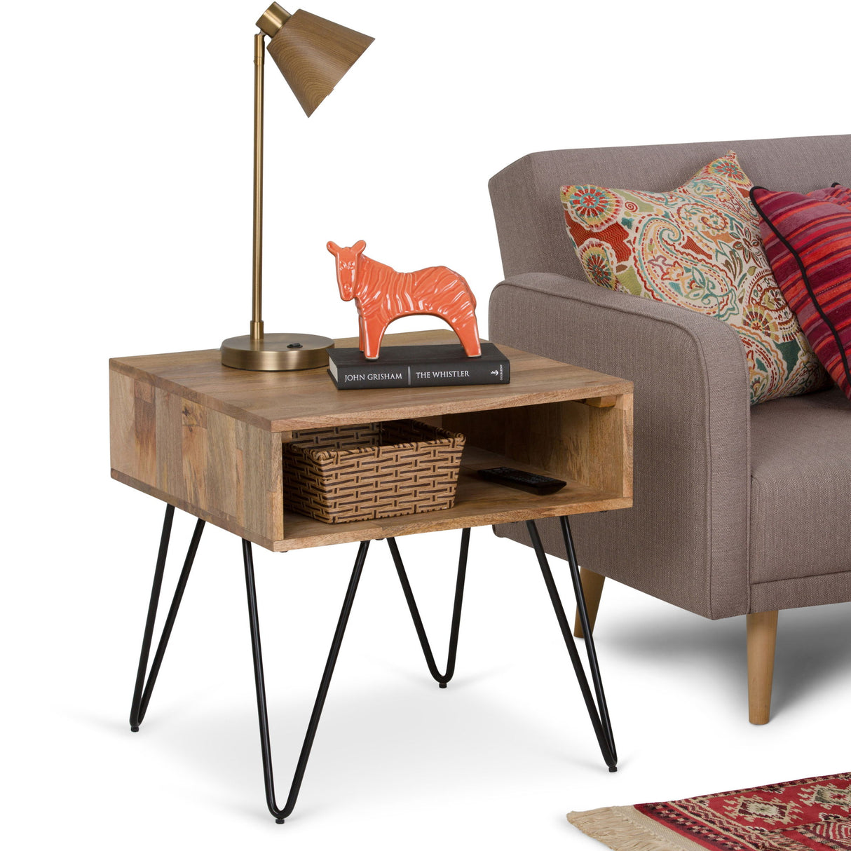 Hunter - End Table - Natural by Simpli-Home | Bel Furniture