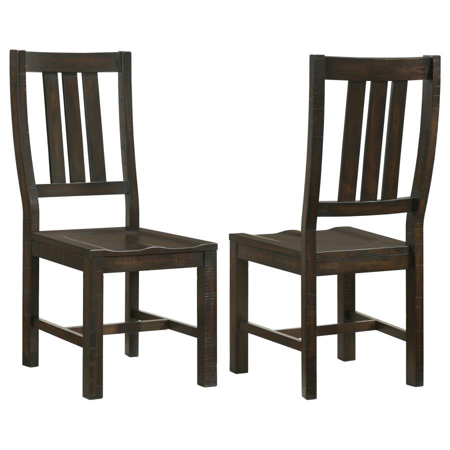 Calandra - Slat Back Side Chairs (Set of 2) - Vintage Java