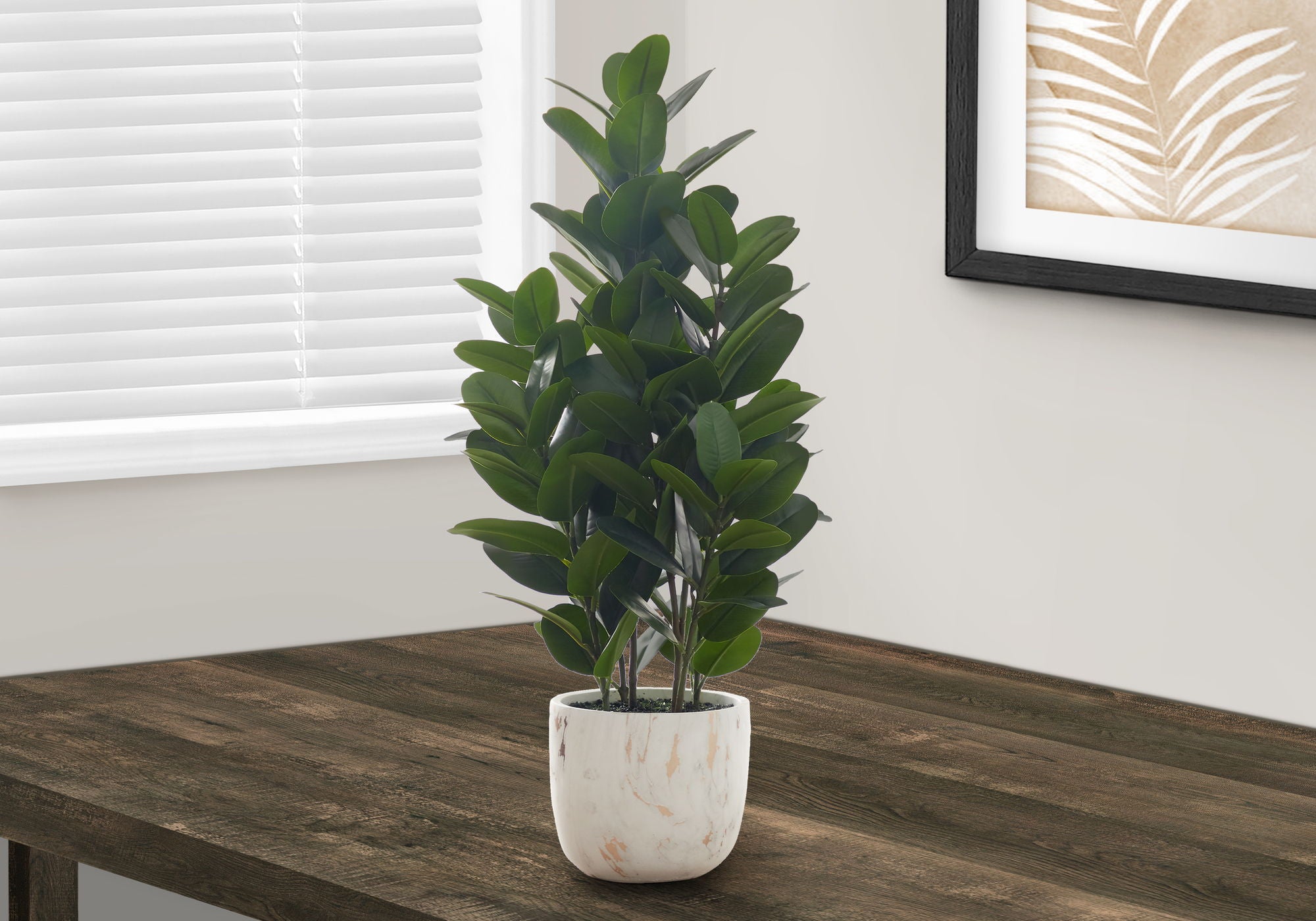 31" Tall, Artificial Plant, Garcinia Tree, Indoor, Faux, Fake, Floor, Greenery, Potted, Real Touch, Decorative - Green / White