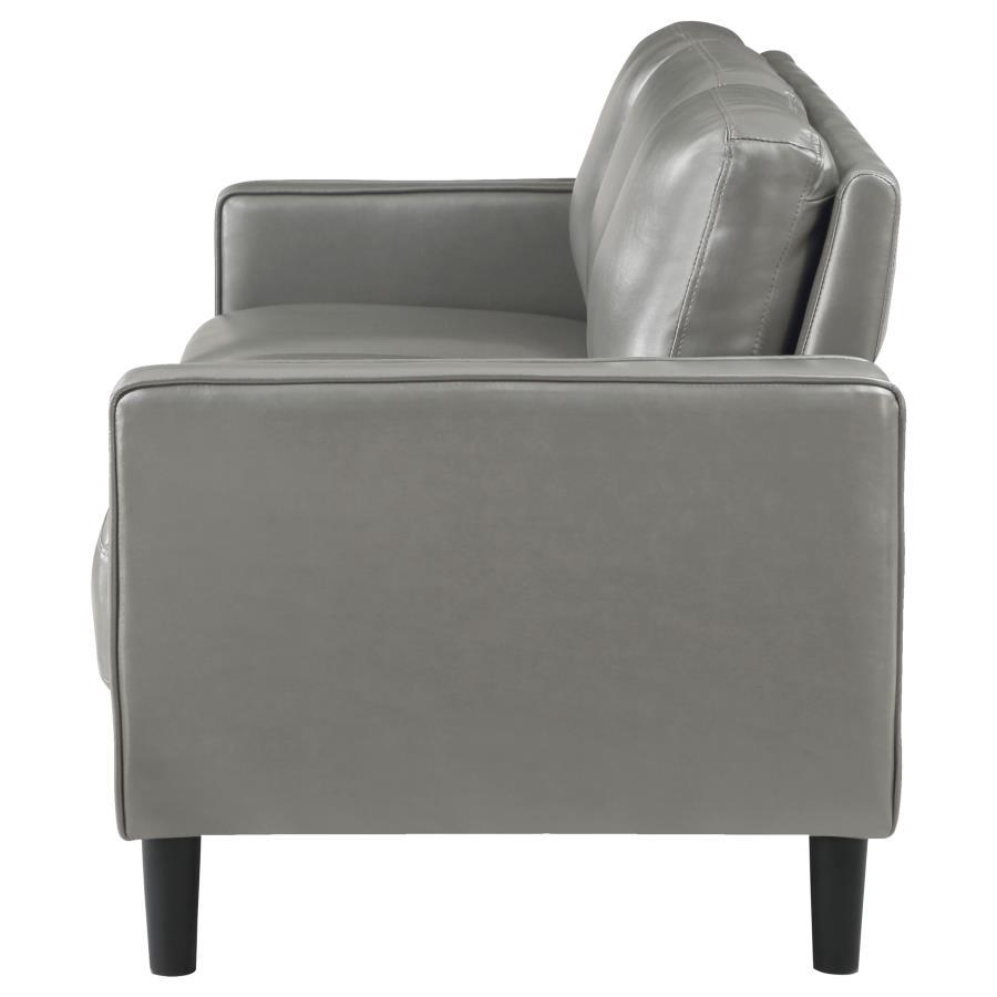 Ruth - Upholstered Track Arm Sofa by Coaster Fine Furniture | Bel Furniture