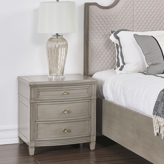Dauphin - 3 Drawer Accent End Table by Jennifer Taylor Home | Bel Furniture