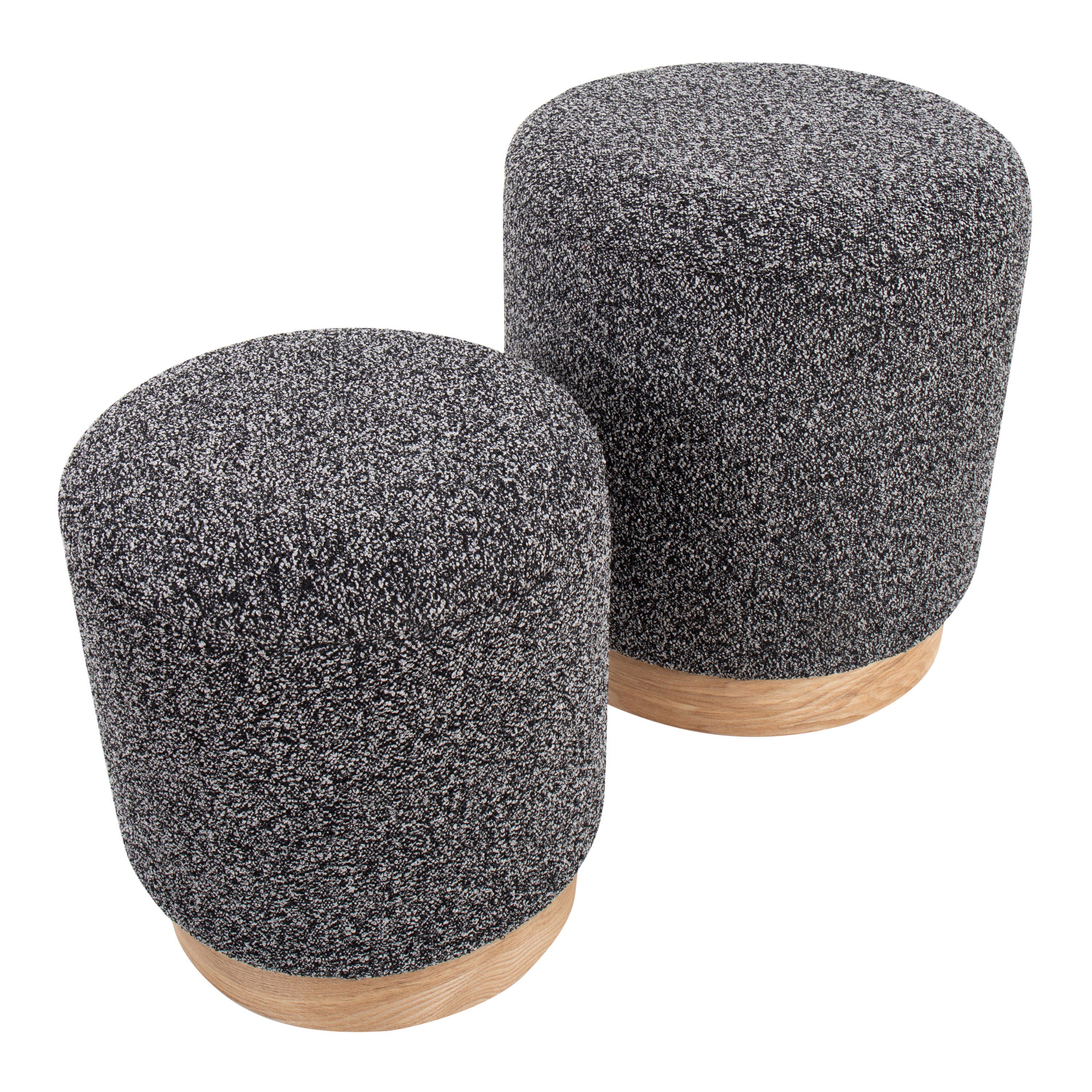 Marla - Contemporary, Nesting Ottoman Set