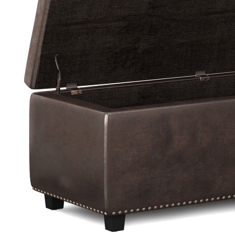 Hamilton - Upholstered Storage Ottoman - view 11