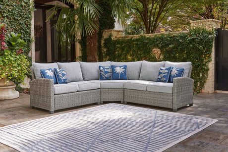 Naples Beach - Sectional Lounge Gray 3 Pc. Sectional Lounge by Signature Design by Ashley® | Bel Furniture
