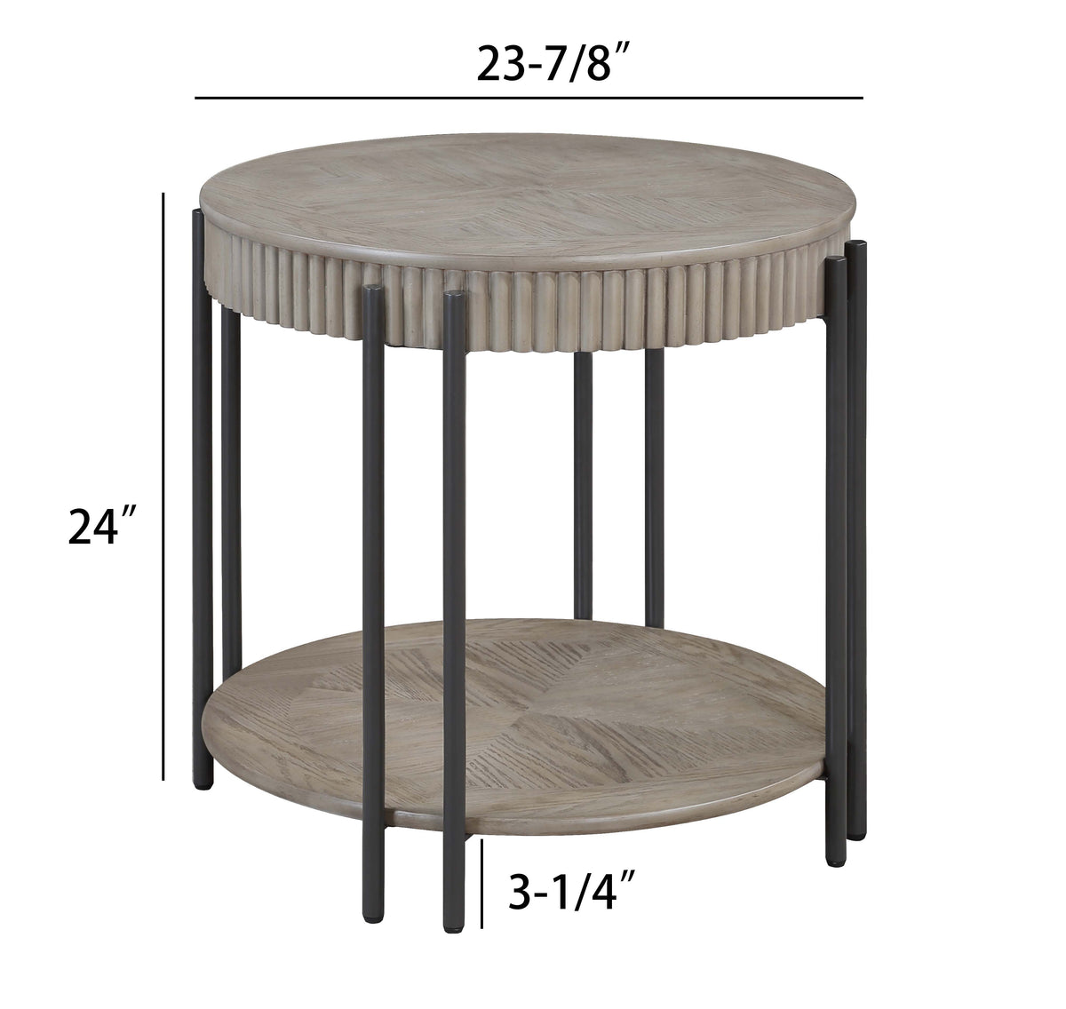 Providence - End Table - Light Brown by Crown Mark | Bel Furniture
