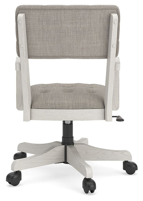 Robbinsdale - Home Office Desk Chair - Antique White - view 3