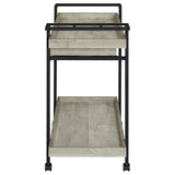 Ventura - 1-Drawer Engineered Wood Bar Cart - Gray Driftwood