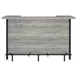 Bellemore - Freestanding Home Bar Wine Cabinet - Gray Driftwood