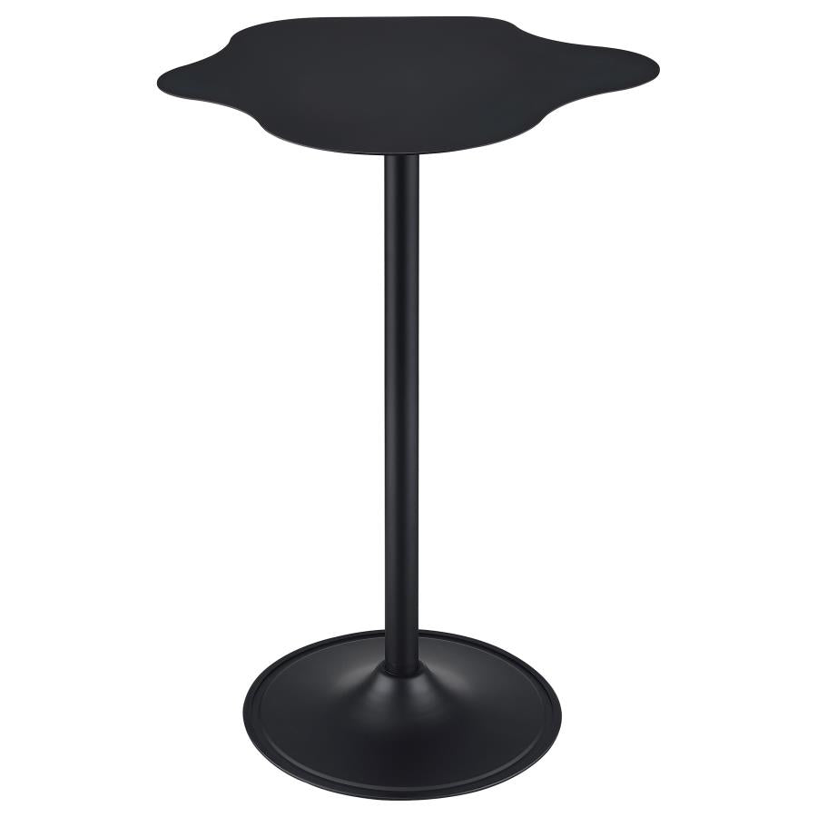 Keanu - Curved Cloud-Shaped Bistro Bar Table - Black