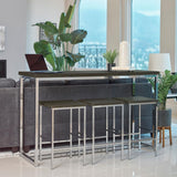 Cassidy - 4 Piece Counter Height Dining Table Set - Dark Oak