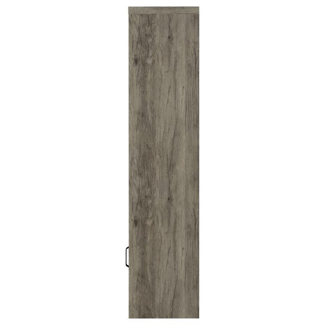 Burke - 3-Shelf Engineered Wood Media Tower - Gray Driftwood by Coaster Fine Furniture | Bel Furniture
