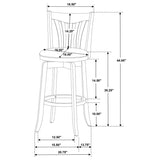 Lambert - Wood Height Swivel Bar Chair