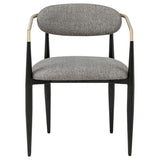 Alexis - Fabric Upholstered Dining Arm Chair (Set of 2)
