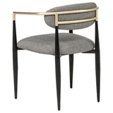 Alexis - Fabric Upholstered Dining Arm Chair (Set of 2)