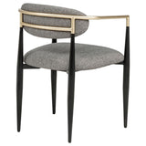 Alexis - Fabric Upholstered Dining Arm Chair (Set of 2)