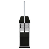 Risley - 2-Door Circular LED Home Bar With Wine Storage
